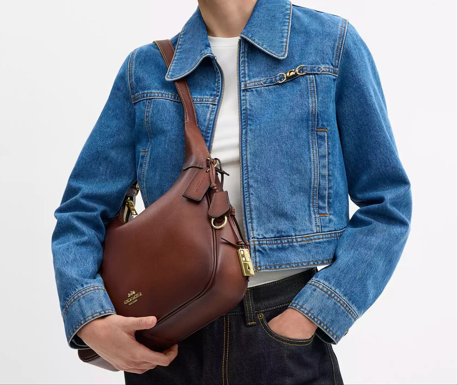 Coach Ella Shoulder Bag CDY36 Redwood Size ONE SIZE - 8 Thumbnail