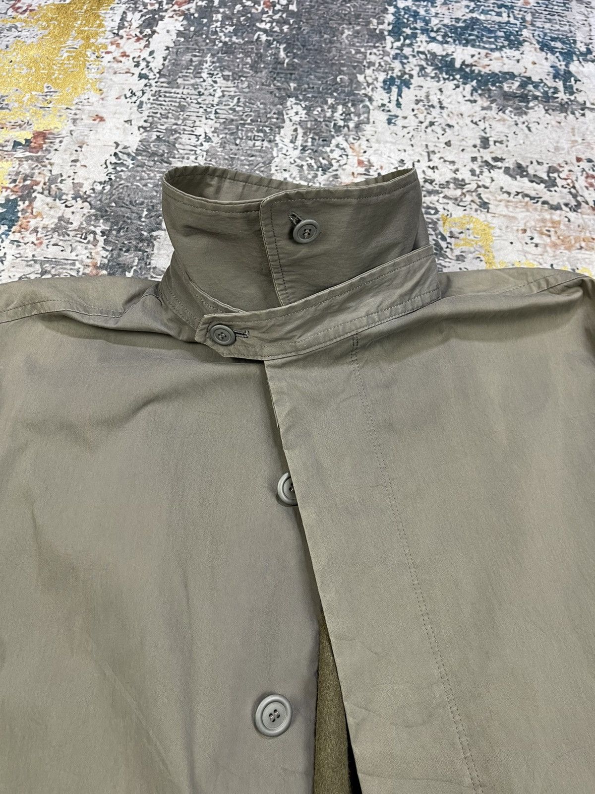 Issey Miyake SS 2002 Issey Miyake Windcoat Trench Jacket Size US M / EU 48-50 / 2 - 13 Thumbnail