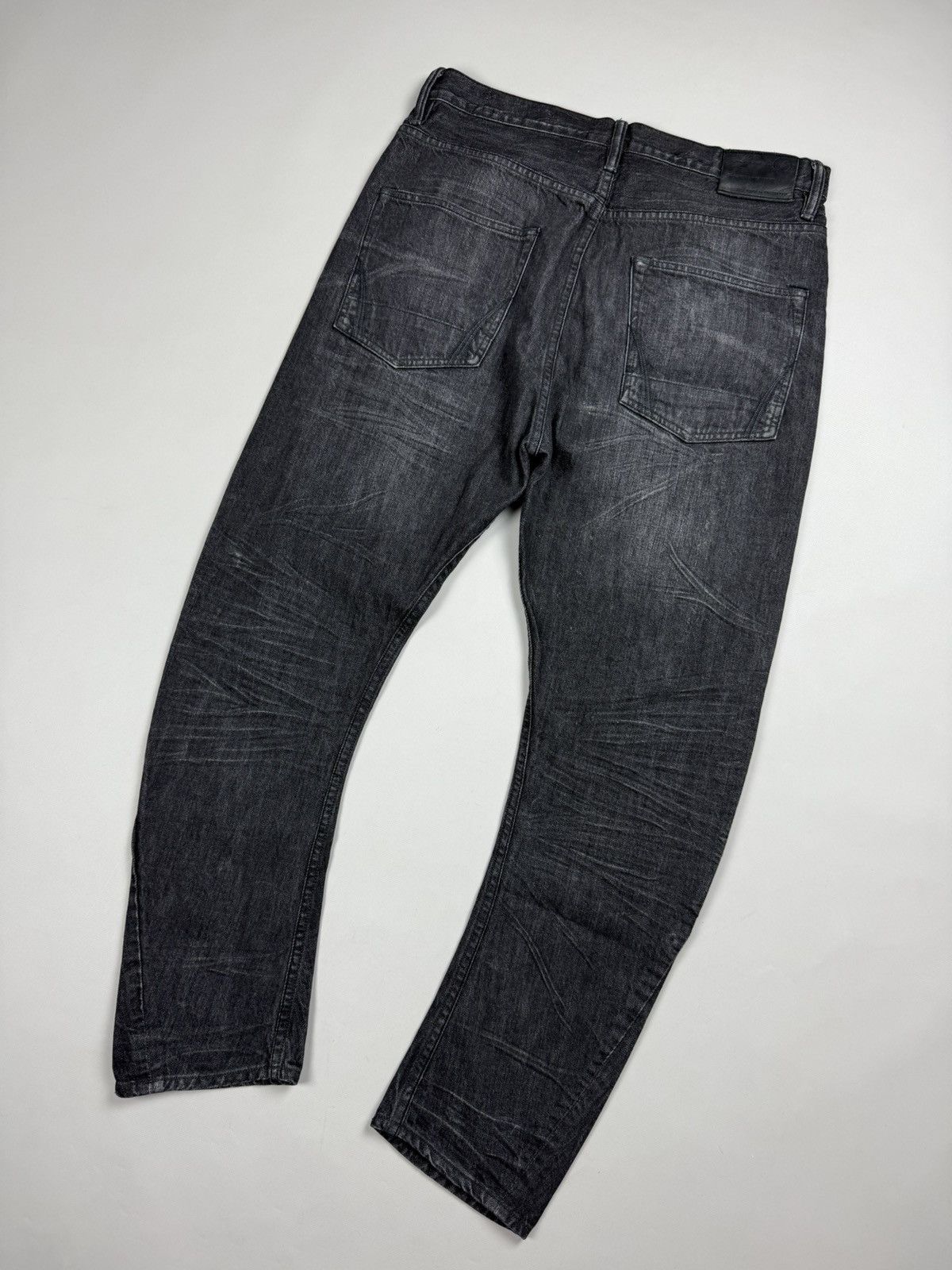 Allsaints × Japanese Brand Allsaints Black NLS Split Men’s Jeans Size 32 Size US 32 / EU 48 - 21 Thumbnail
