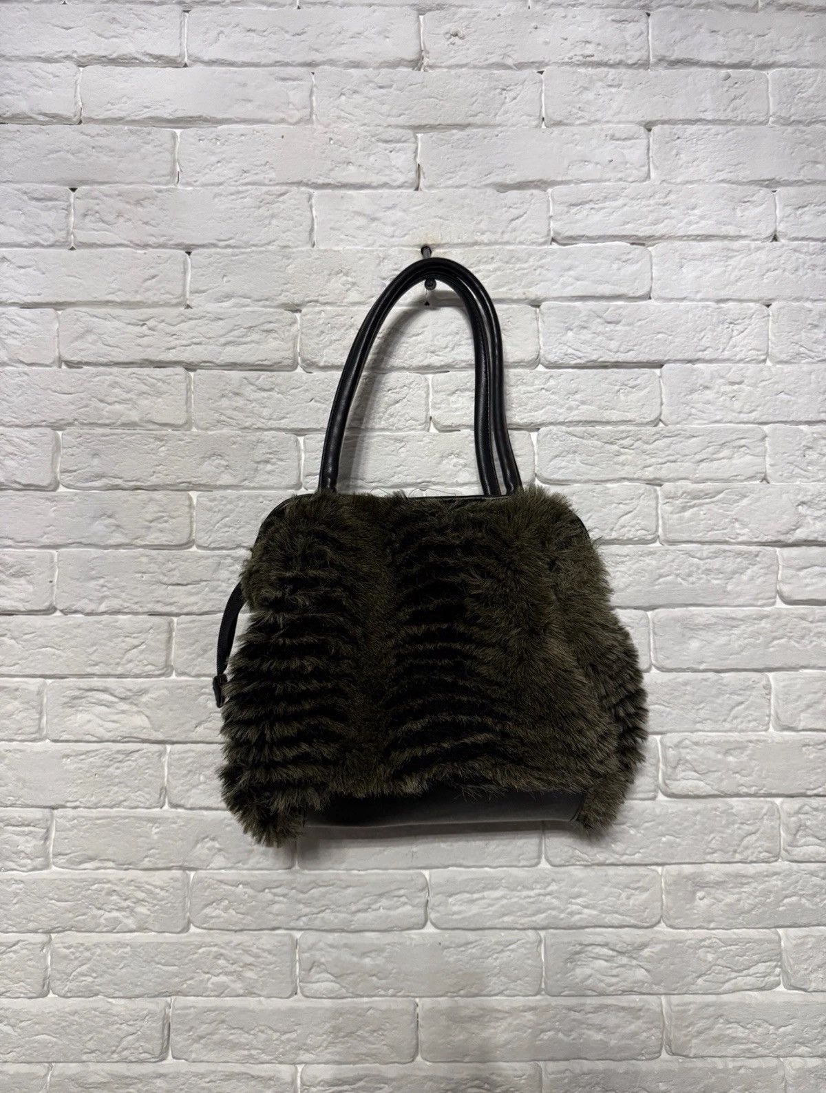 Other Vintage Fur Y2K Mohair Shoulder Handbag Medium Size ONE SIZE - 1 Thumbnail