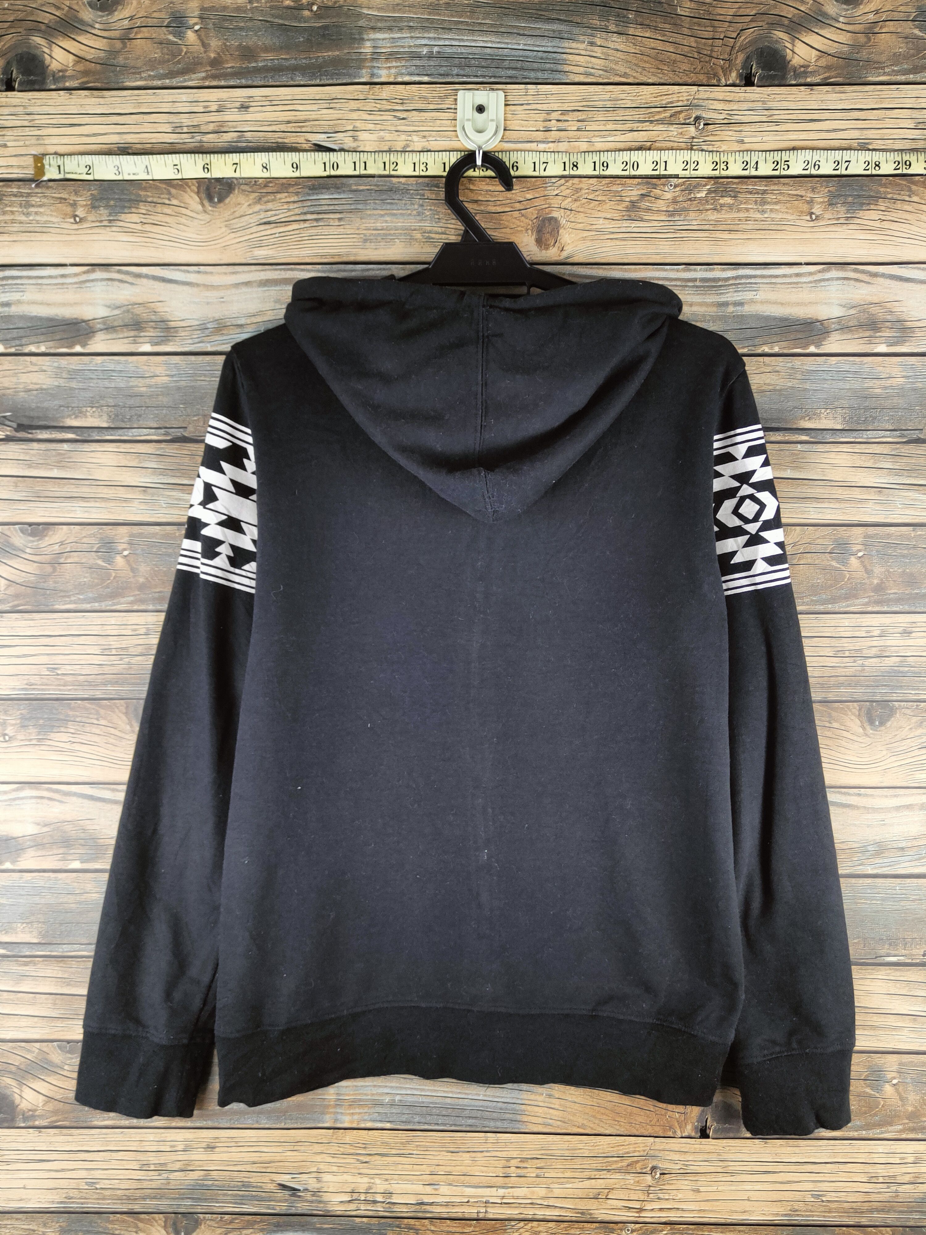 Japanese Brand Vintage Art by Roshell Black Hoodie Sweaters Size L / US 10 / IT 46 - 7 Thumbnail