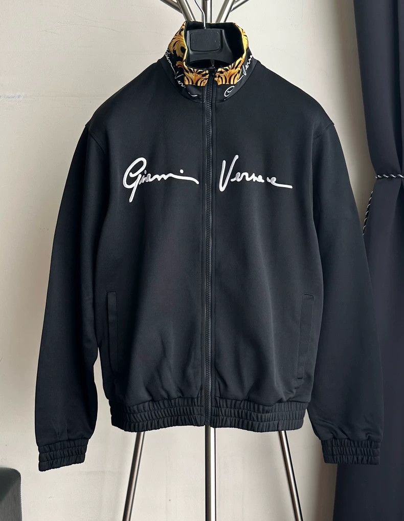 Versace Baroque zip coat
