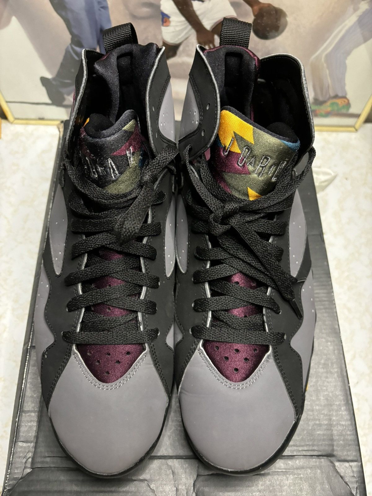 Jordan Brand Air Jordan 7 Retro 2015 Bordeaux 2015 Size US 10.5 / EU 43-44 - 2 Thumbnail