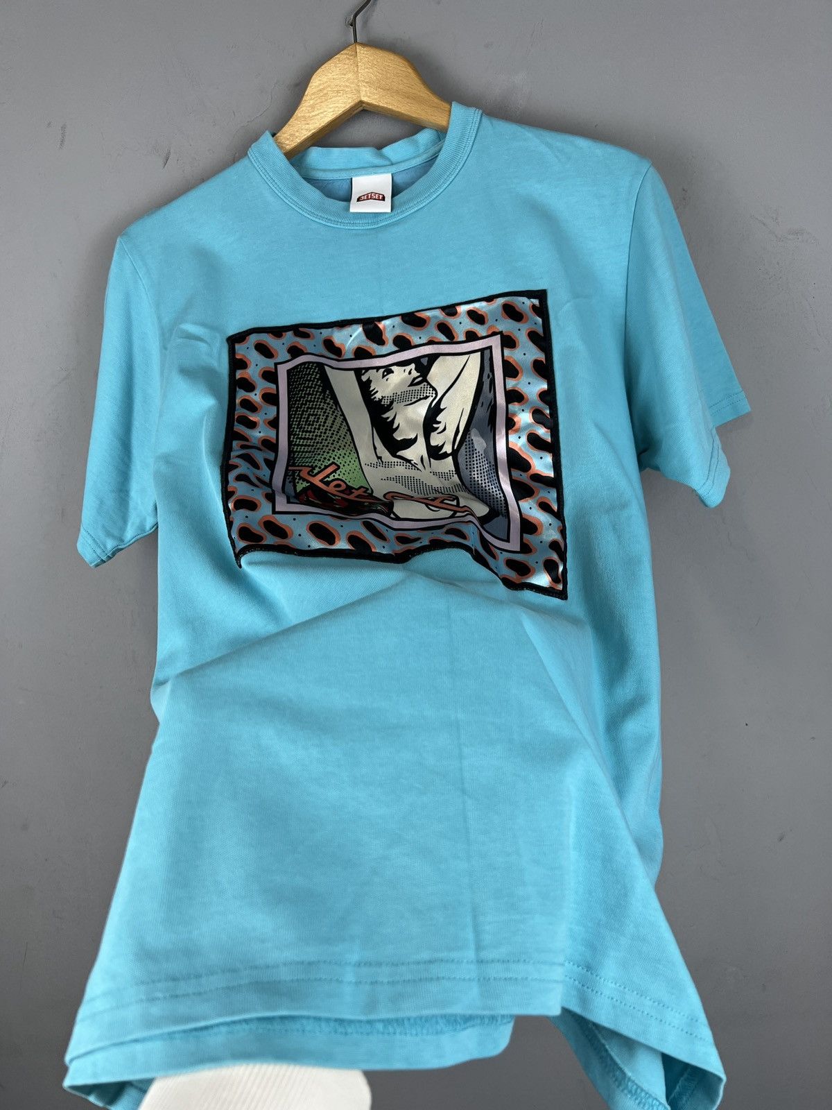 JET SET × Japanese Brand × Vintage JET SET Naked Girl Box Logo t shirt RRP 200$ Size US S / EU 44-46 / 1 - 5 Thumbnail