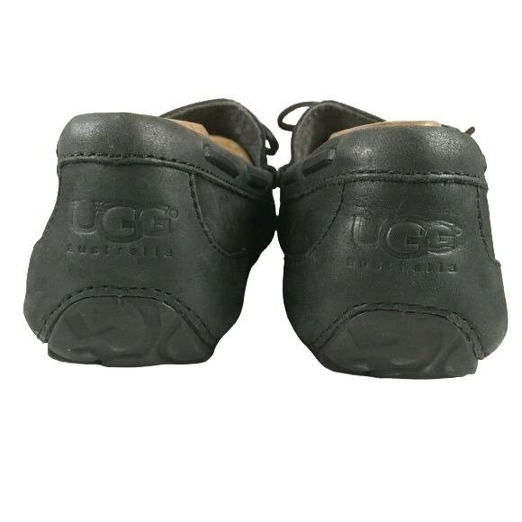 Ugg UGG Australia Chester Men 8 Black Leather Wool Lined Casual Size US 8 / EU 41 - 2 Thumbnail