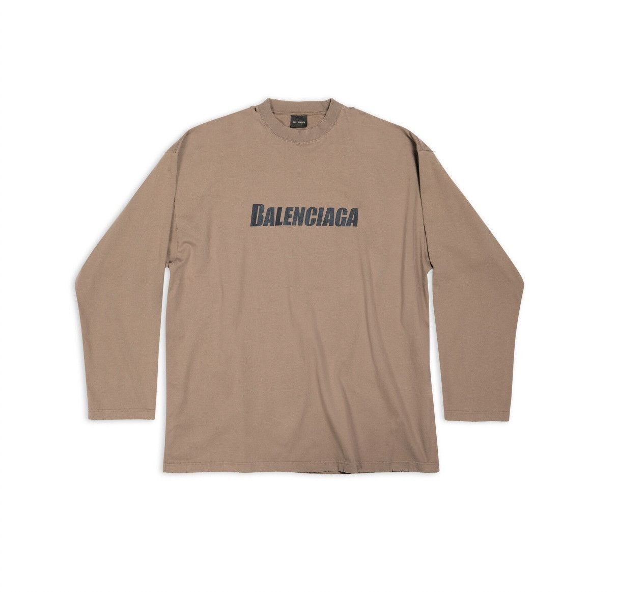 Balenciaga o1s1wg110824 Caps Long Sleeve T- Shirt Oversized in 
