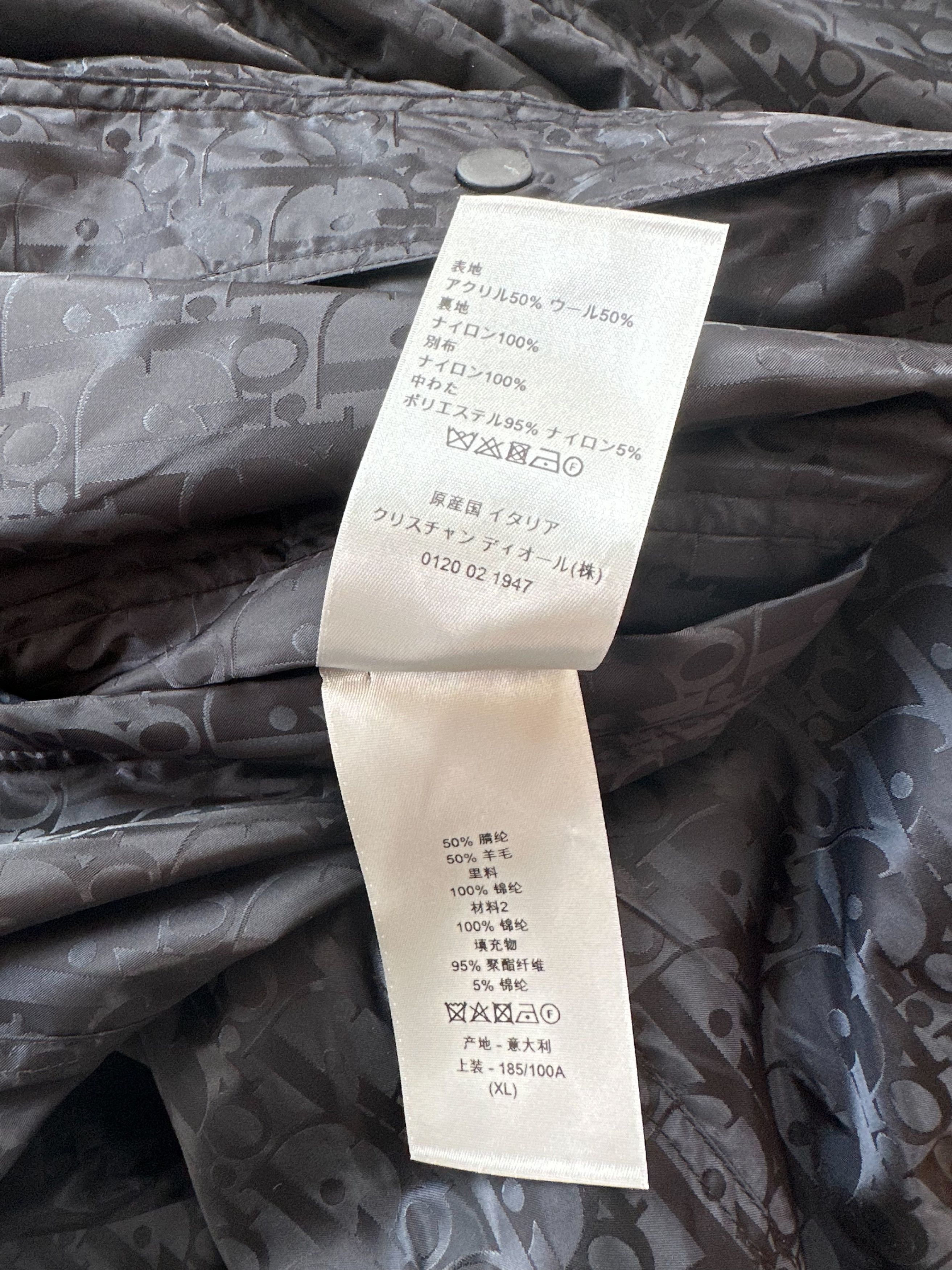 Dior Dior Black Oblique Reversible Fleece Jacket Size US XL / EU 56 / 4 - 8 Thumbnail
