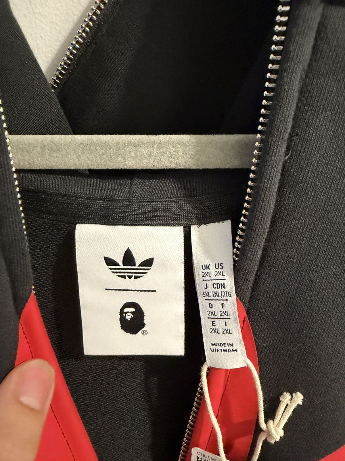 Adidas × Bape Bape x adidas hoodie Size US XXL / EU 58 / 5 - 5 Thumbnail