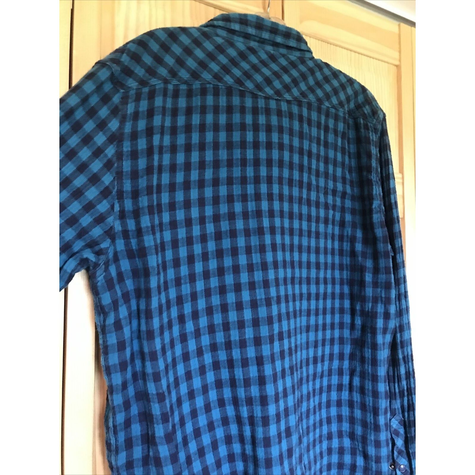 Other 44mm Legendary Work Wear Mens XL Blue Plaid Pearl Snap Shirt Size US XL / EU 56 / 4 - 9 Thumbnail