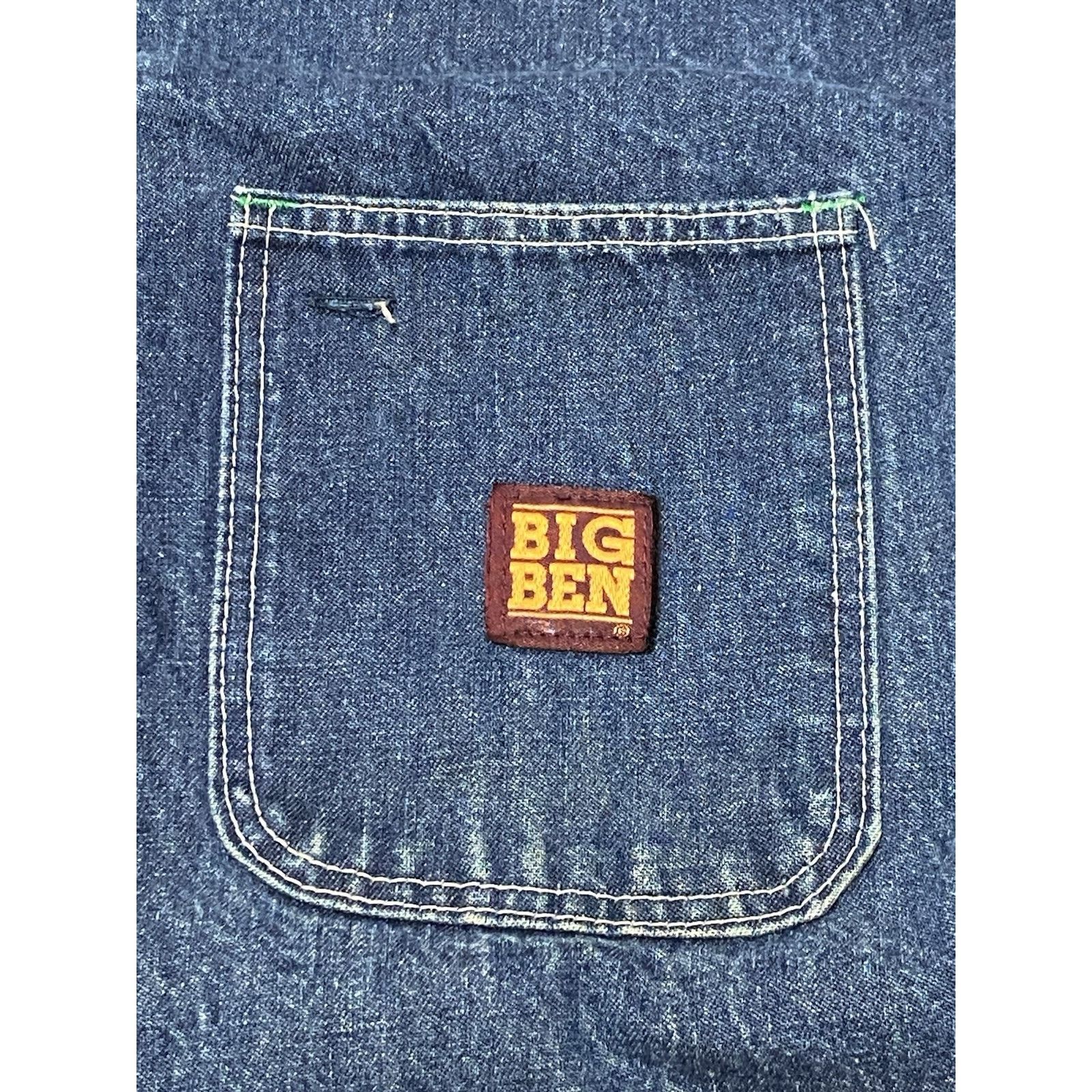 Wrangler Vtg 70'S-80'S Wrangler Big Ben Denim Coat USA Size XXL 52 Size US XXL / EU 58 / 5 - 2 Thumbnail