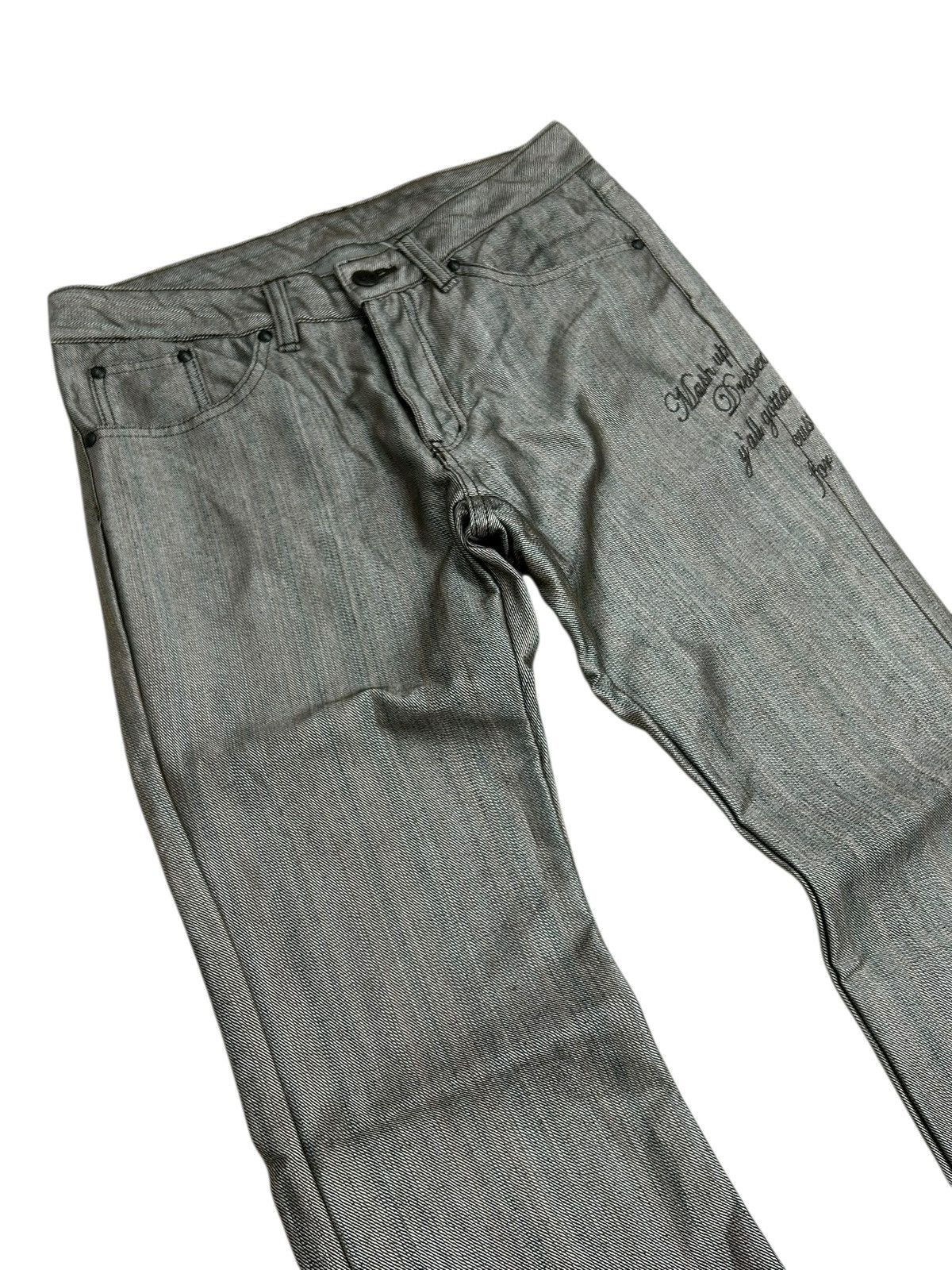 GOSTAR DE FUGA Flare Custom Culture Jean Unique Colour Retro Punk 90s Scene Size US 29 - 5 Thumbnail