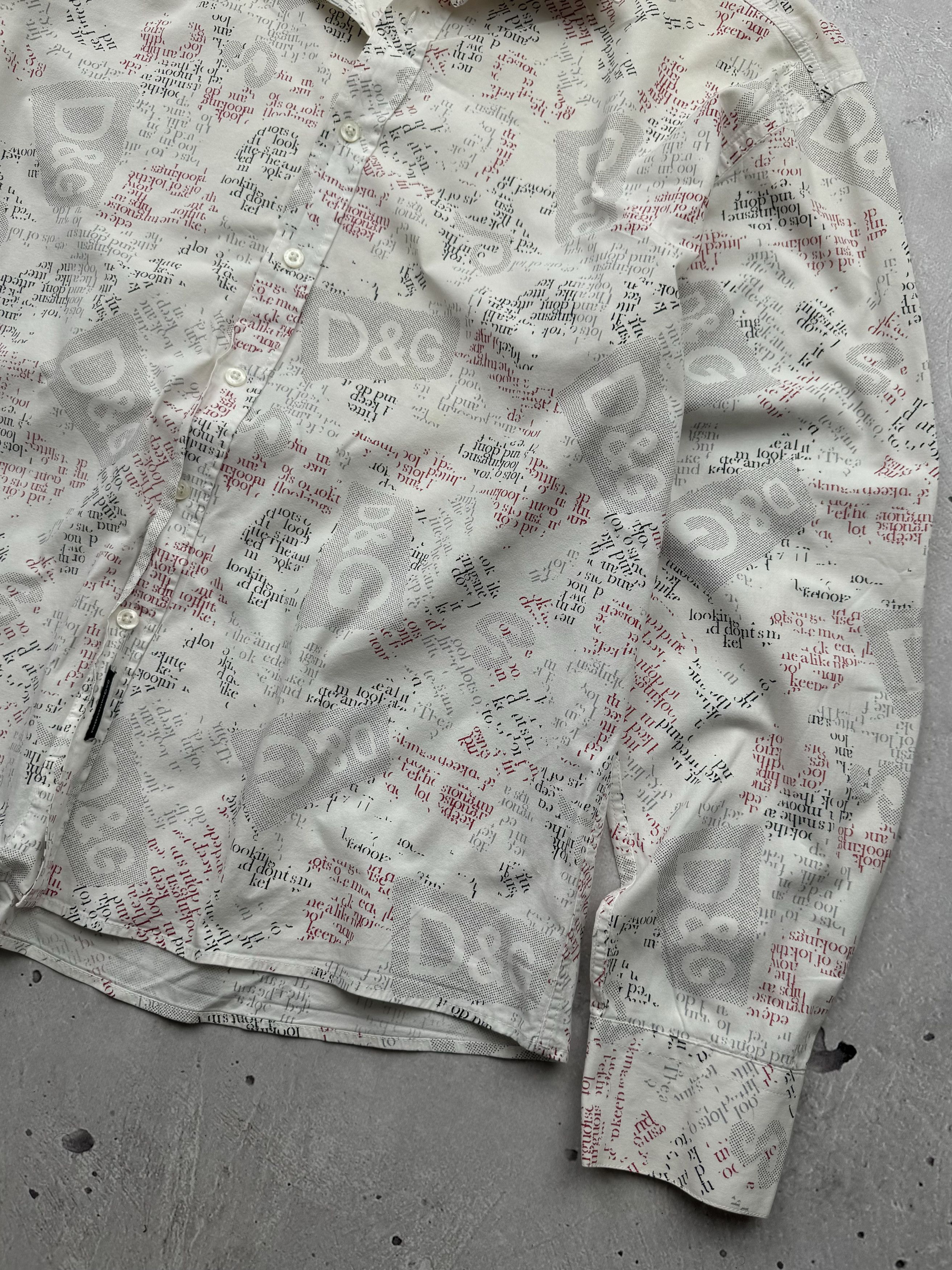 Dolce & Gabbana × Vintage Dolce & Gabbana Vintage Monogram Shirt Size US M / EU 48-50 / 2 - 3 Thumbnail