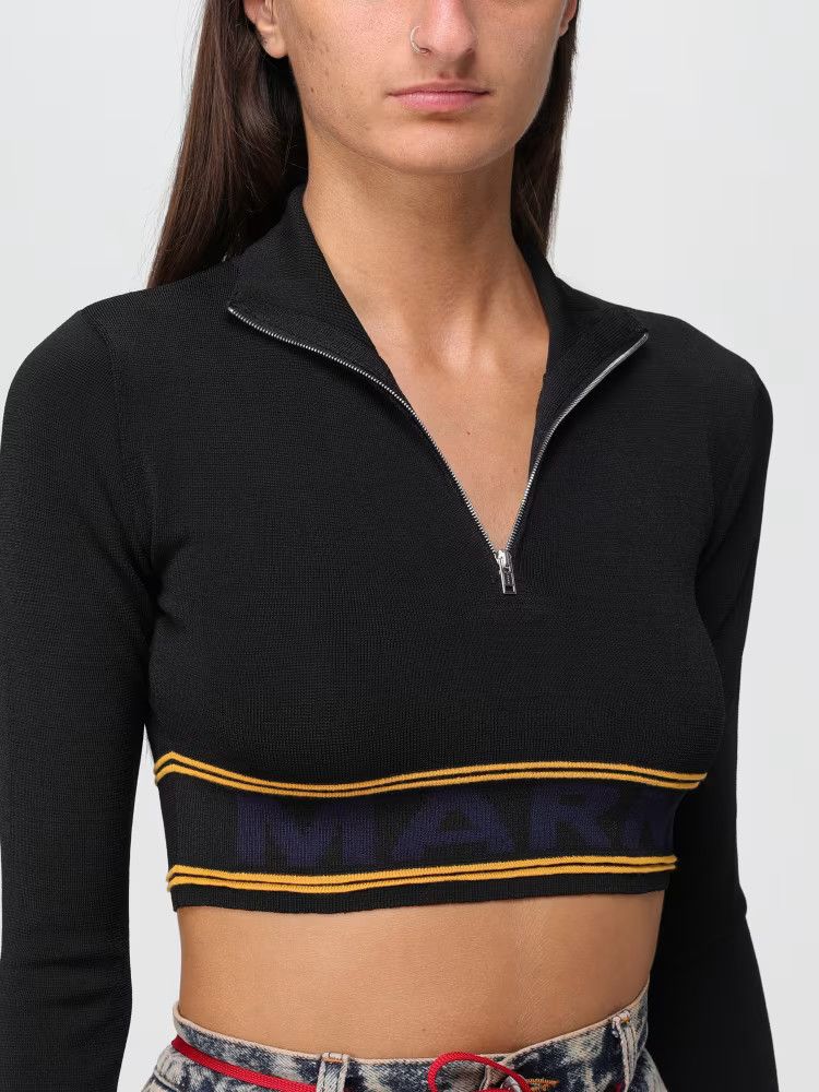 Marni o1y1125 Turtleneck Sweater in Black/Yellow Size M / US 6-8 / IT 42-44 - 4 Thumbnail