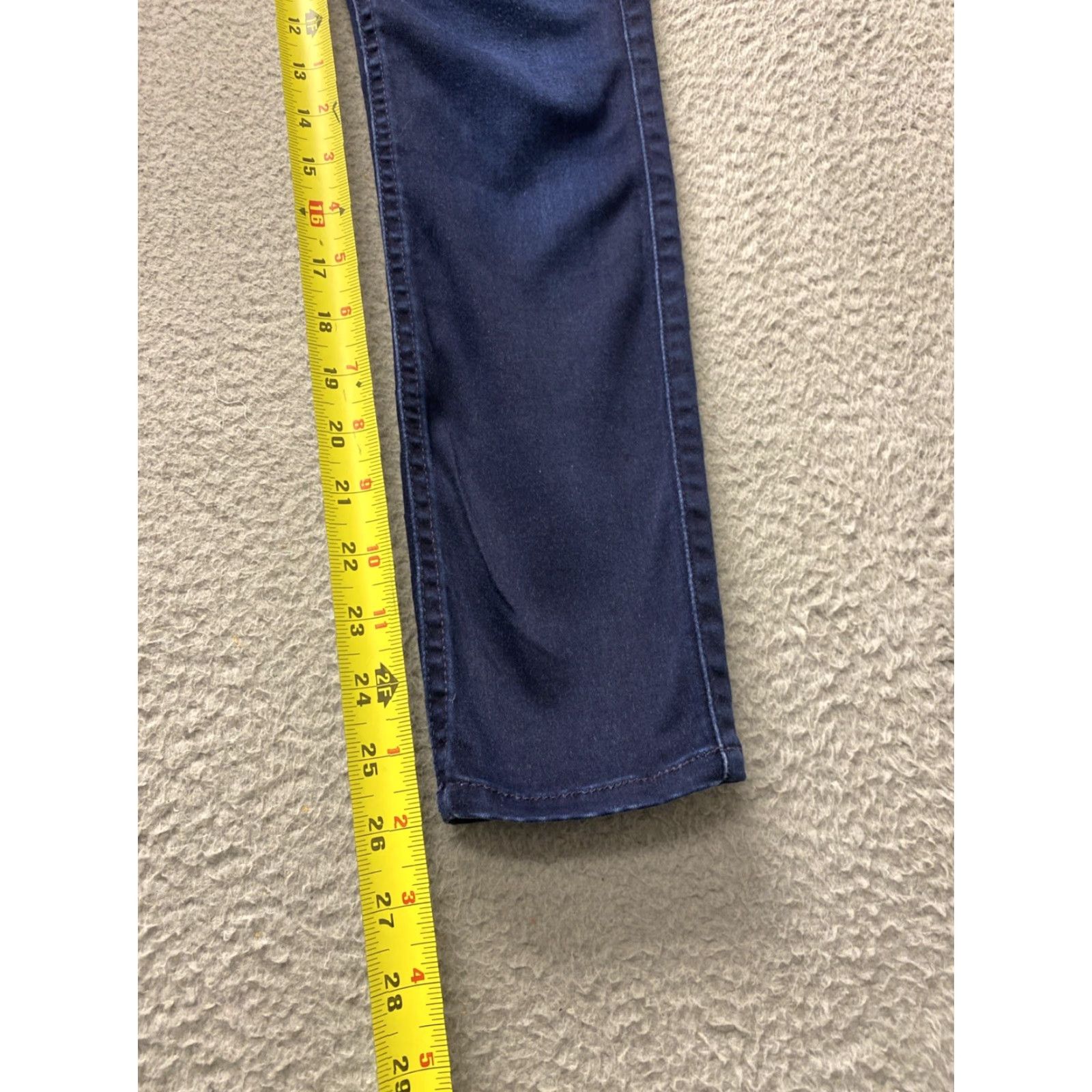 7 For All Mankind Seven for All Mankind Jeans Women’s 29x26 Blue Slim Low Rise Full Length Pockets Knit Cotton Blend Regular Size Type: Jeans Women Size 29" - 7 Thumbnail
