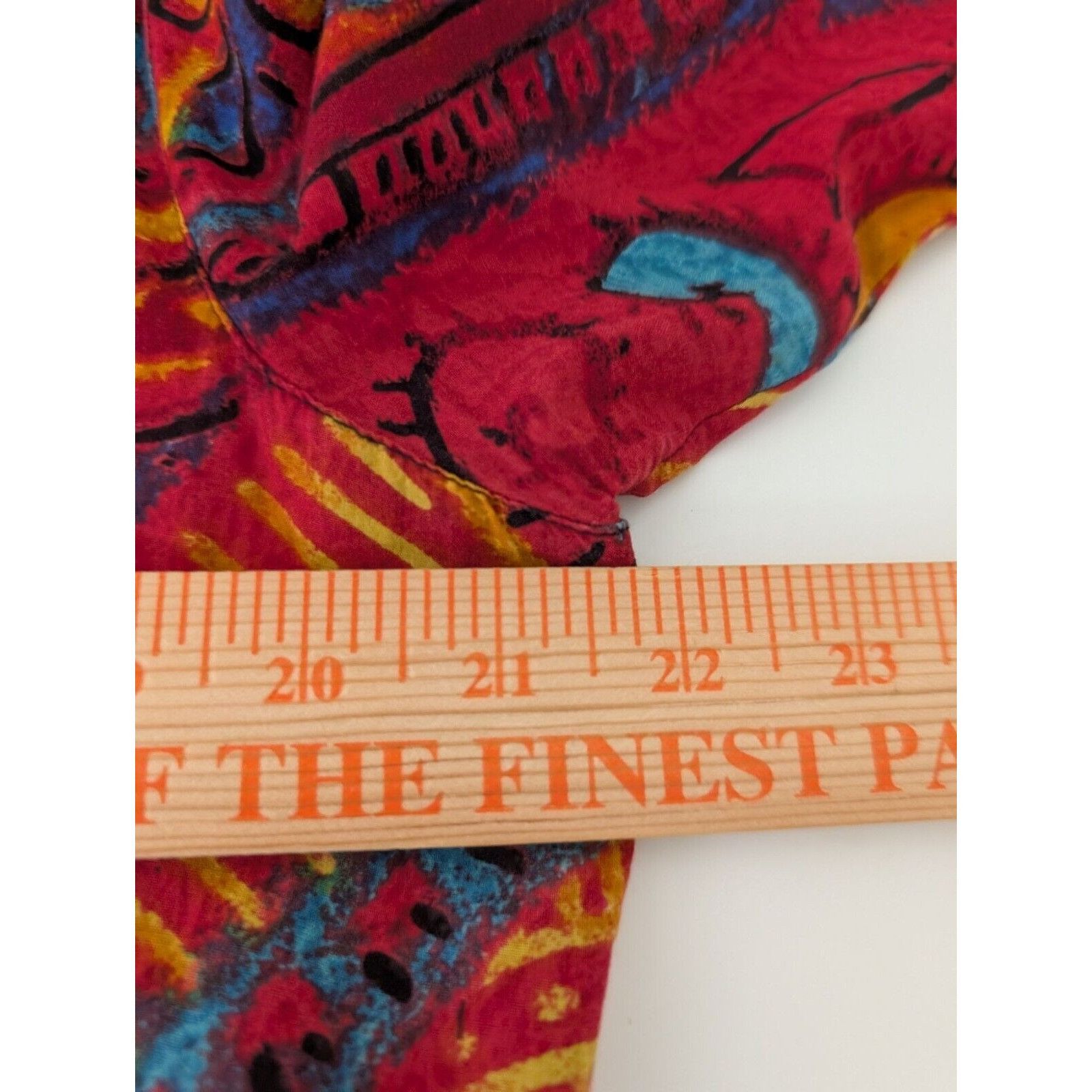 Designer Chicos 2 Abstract Artsy Shirt Womens Size Medium Red Size M / US 6-8 / IT 42-44 - 8 Thumbnail