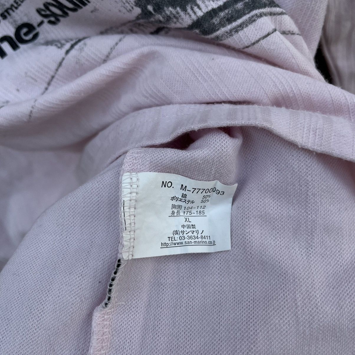 Le Grande Bleu (L.G.B.) Japanese brand B One Soul Y2K Poem Punk Shirt Size US XL / EU 56 / 4 - 7 Thumbnail
