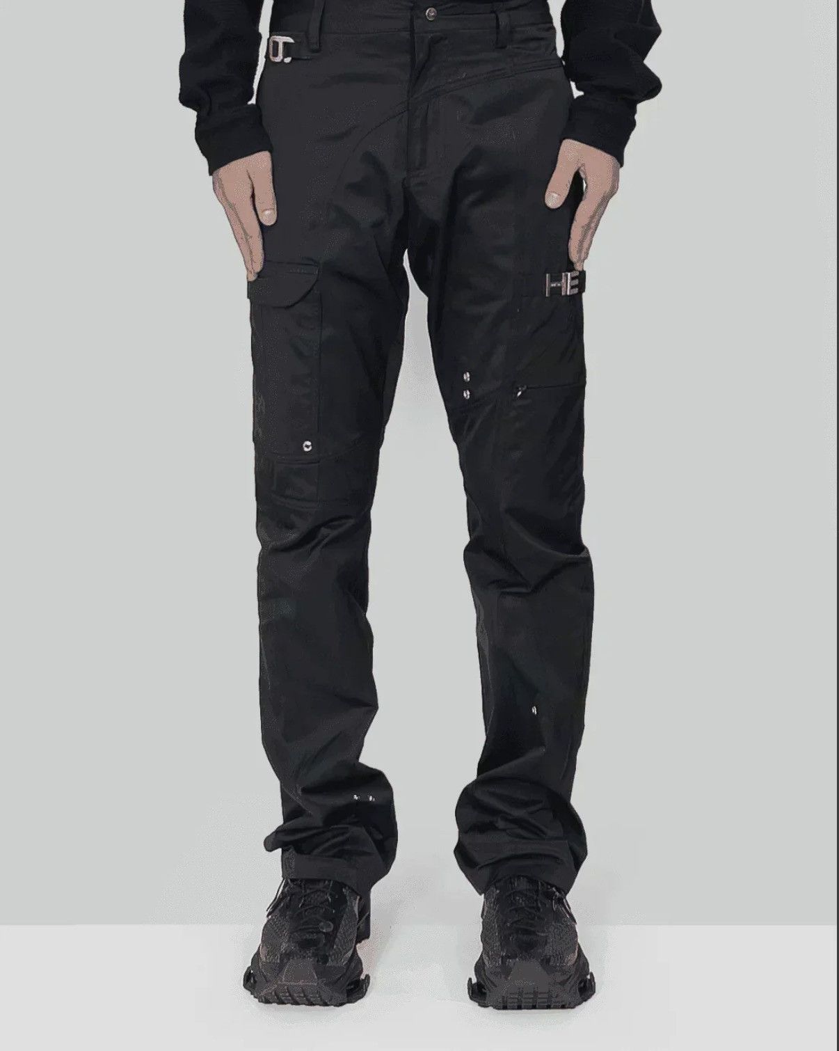 Heliot Emil MINIMAL TWILL CARGO PANTS Size US 30 / EU 46 - 1 Thumbnail