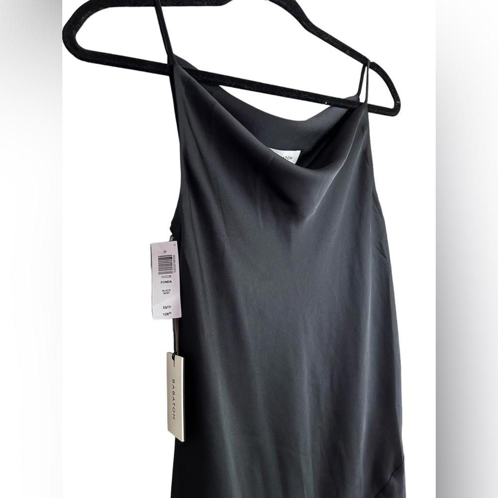 Aritzia Babaton l NWT Fonda Black Midi Slip Dress XS Size XS / US 0-2 / IT 36-38 - 4 Thumbnail