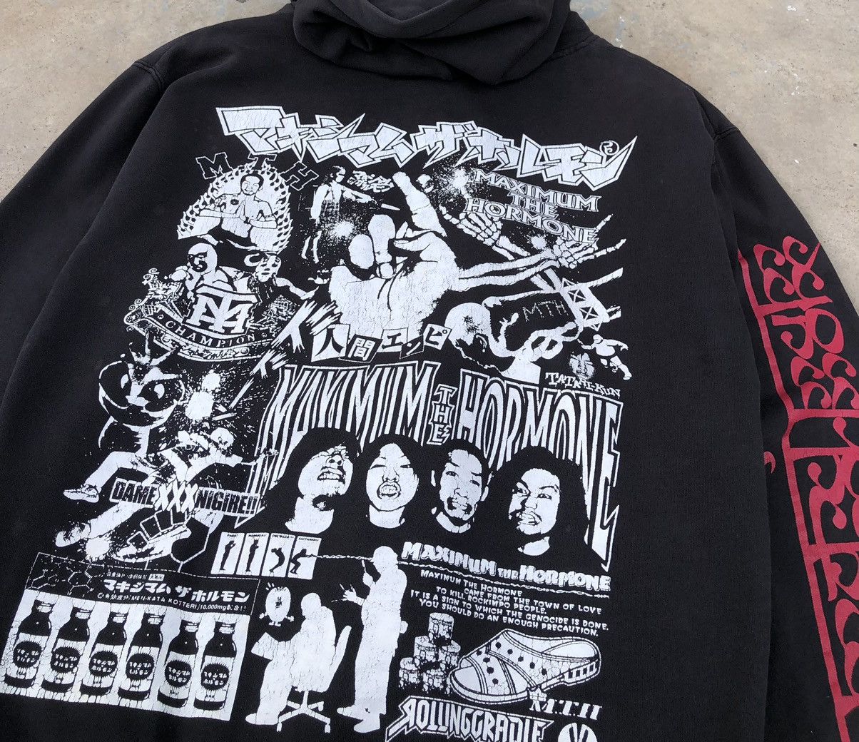 Vintage VTG THRASHER Maximum The Hormone Rolling Cradle Band Hoodies Size US L / EU 52-54 / 3 - 3 Thumbnail