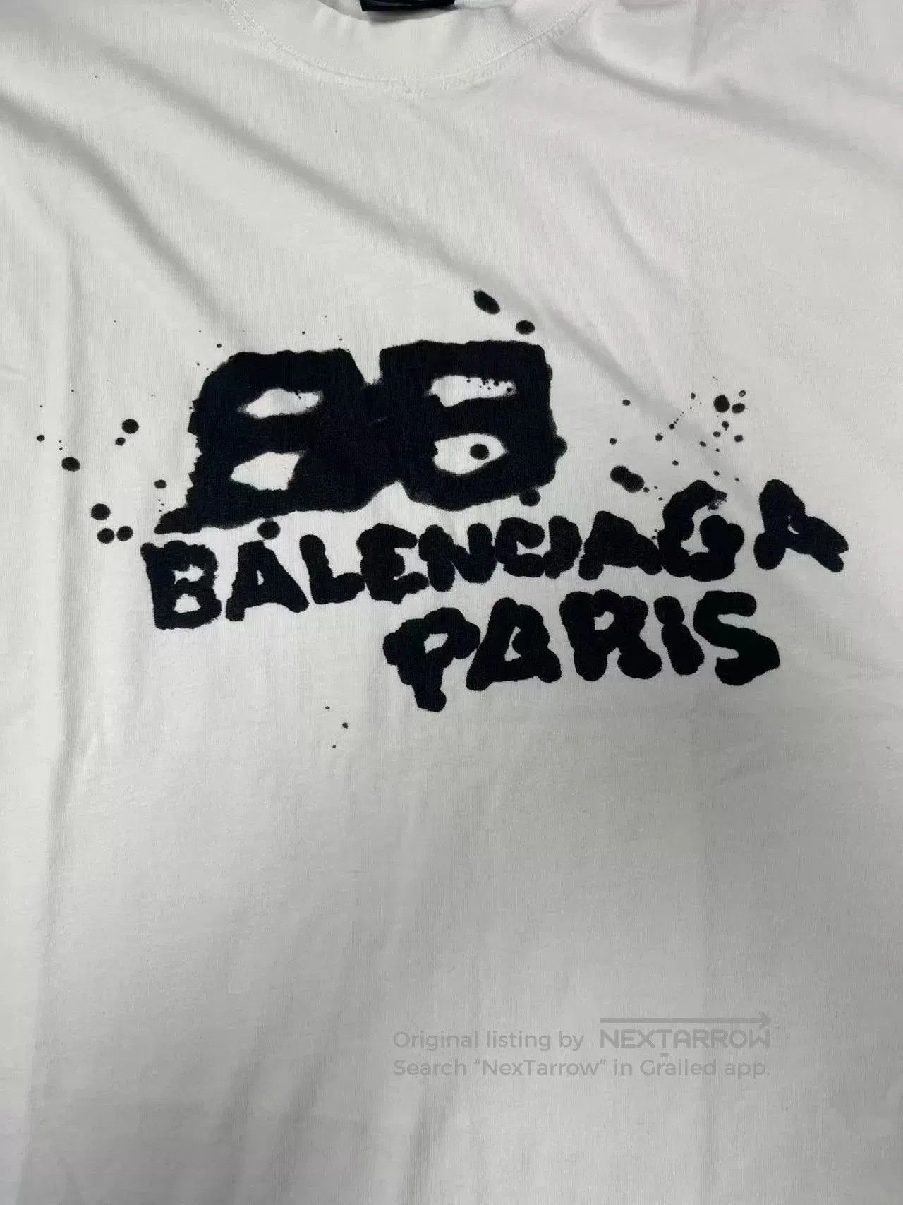 Balenciaga Balenciaga Logo Print Crewneck Short Sleeve T-Shirt. Size US S / EU 44-46 / 1 - 3 Thumbnail
