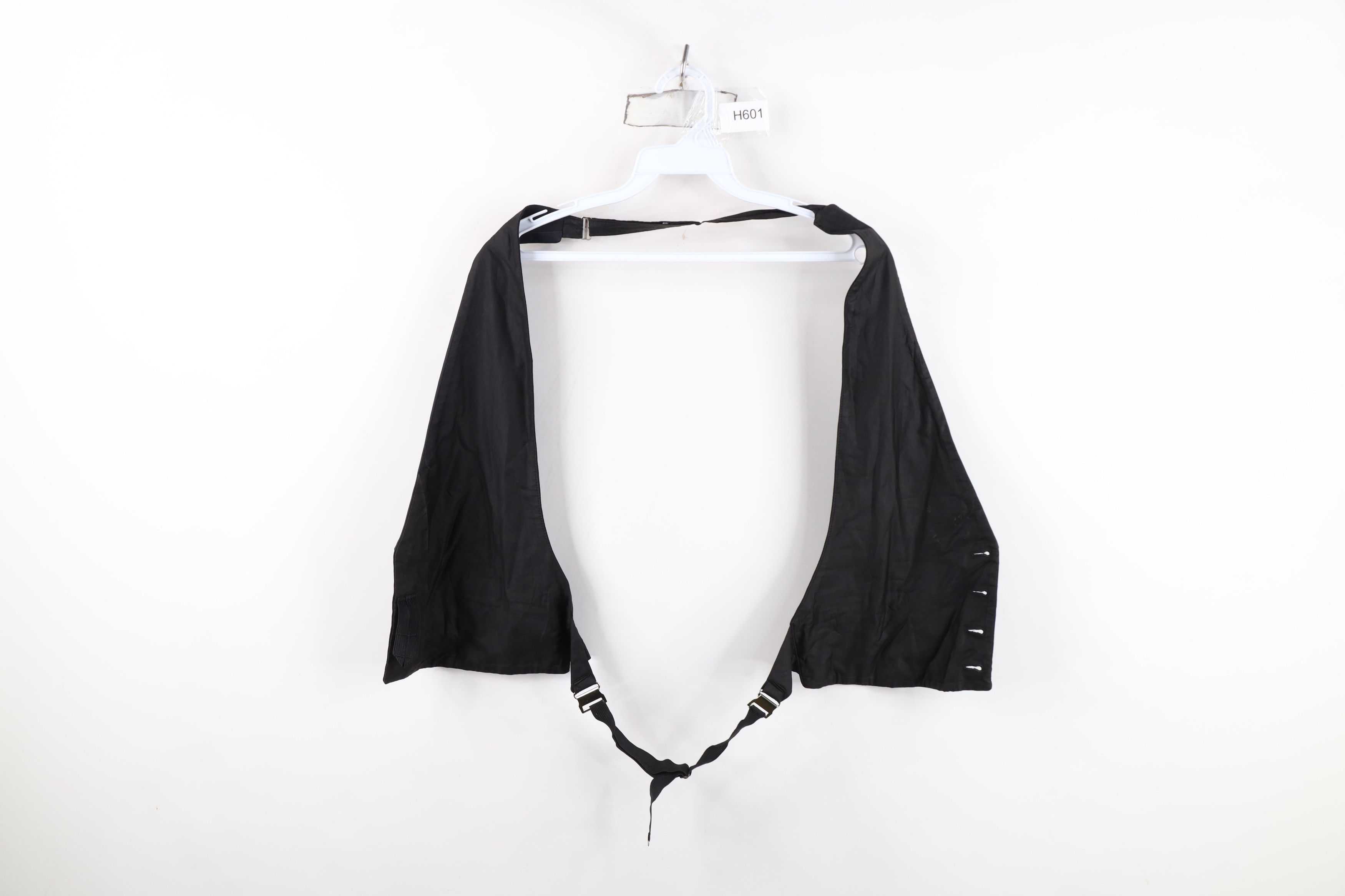 Vintage Vintage 30s 40s Rockabilly Gabardine Satin Trim Suit Vest Size US XL / EU 56 / 4 - 10 Thumbnail