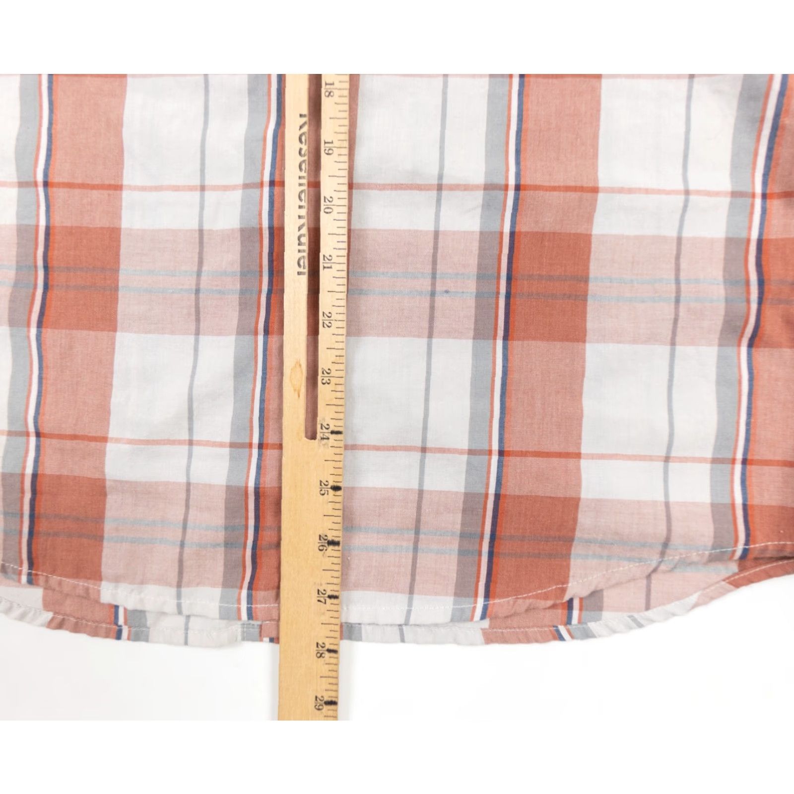 Rip Curl RIP CURL Shirt Adult Small Orange Plaid Short Sleeve Button-Down Surf Brand Mens Size US S / EU 44-46 / 1 - 8 Thumbnail