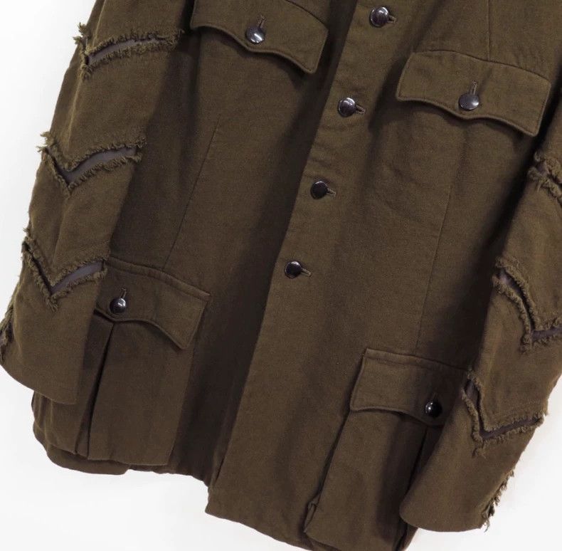 Yohji Yamamoto yohji yamamoto | 2003AW military leather collar jacket-2505 Size US M / EU 48-50 / 2 - 5 Thumbnail