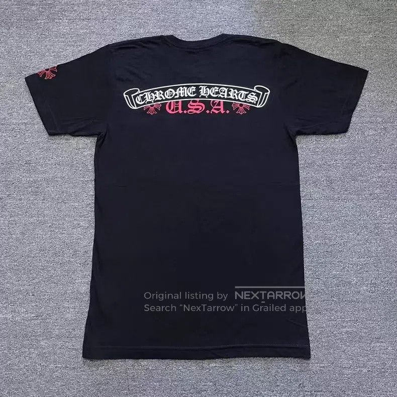 Chrome Hearts CHROME HEARTS Size S Black scroll red usa USA limited short Size US S / EU 44-46 / 1 - 2 Thumbnail
