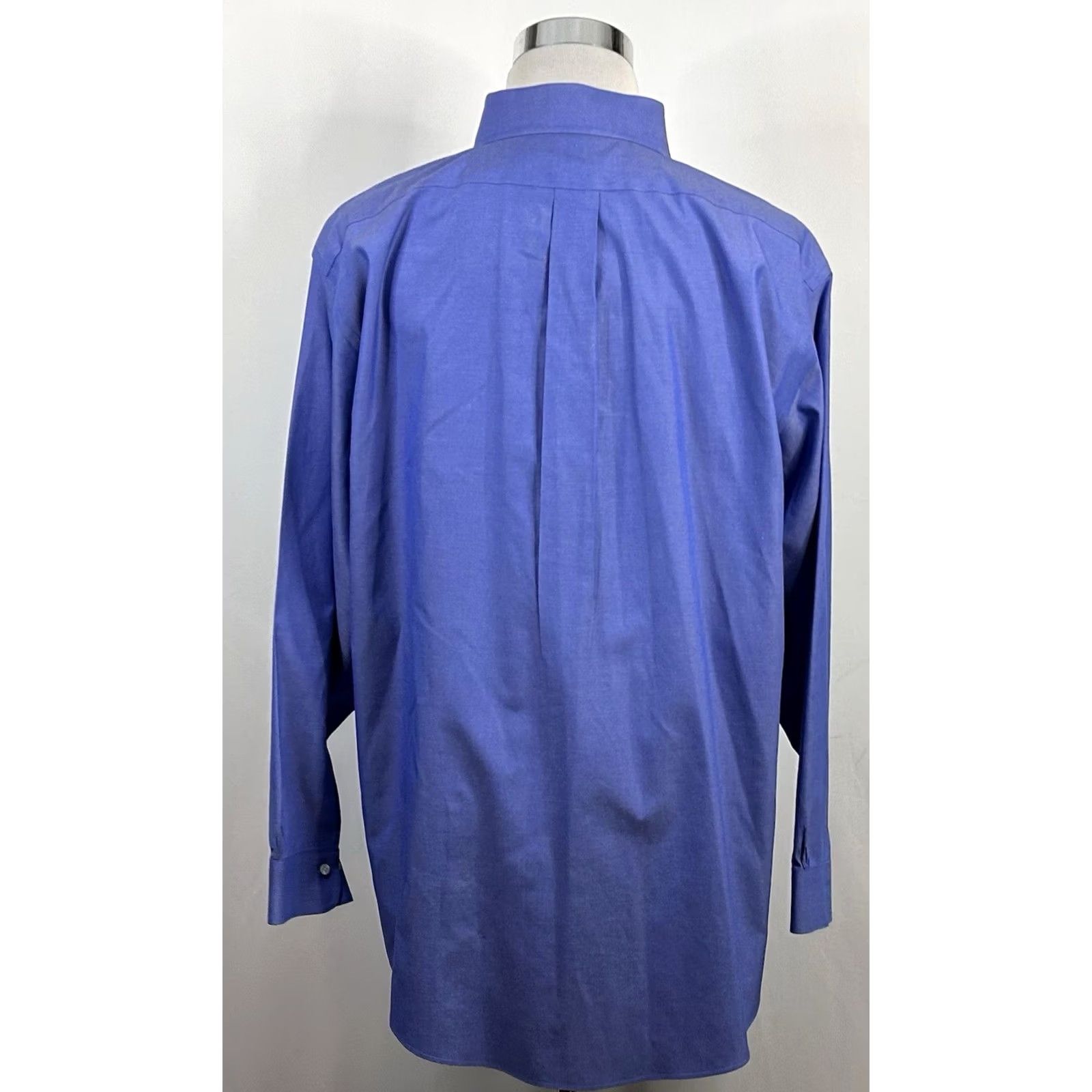 Brooks Brothers Brooks Brothers Dress Shirt Blue Button-Down 17.5 34/35 Regular Fit Non Iron Men Shirt Size 48R - 6 Thumbnail