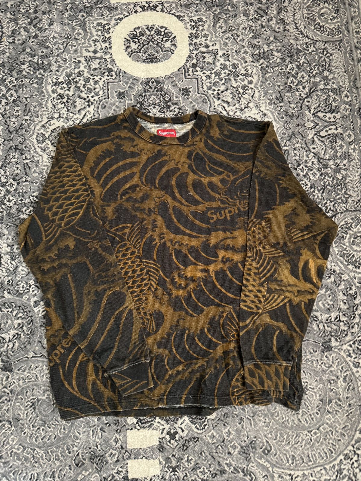 Supreme Waves L/S Top 最終値下げ Supreme Waves L/S Top ロンT