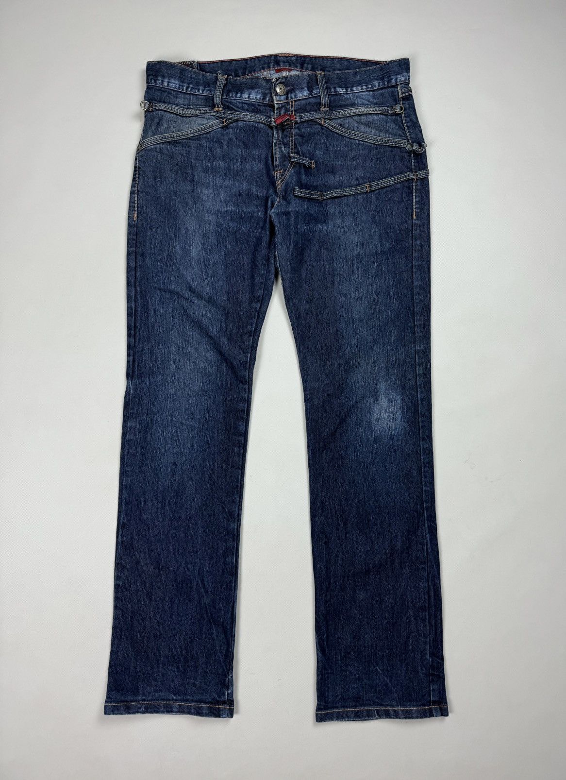 Marithe + Francois Girbaud Marithe Francois Girbaud Vintage Avant-Garde Denim Jeans Size US 32 / EU 48 - 1 Thumbnail