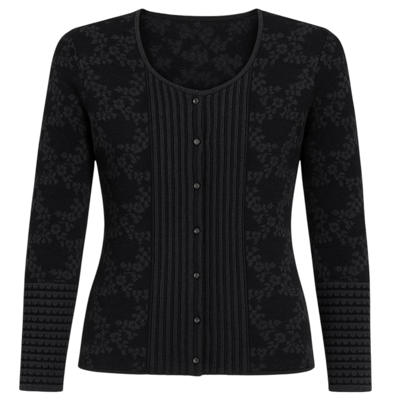 Moods of Norway OLEANA CLASSIC NORWAY TRADITION MERINO WOOL CARDIGAN SWEATER Size XS / US 0-2 / IT 36-38 - 1 Thumbnail
