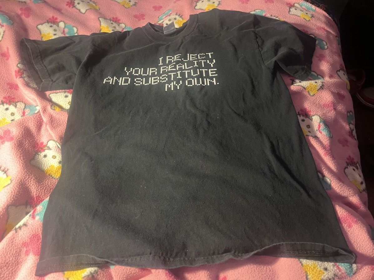 image of Doctor Who Quote T-Shirt in Black, Men's (Size Medium)