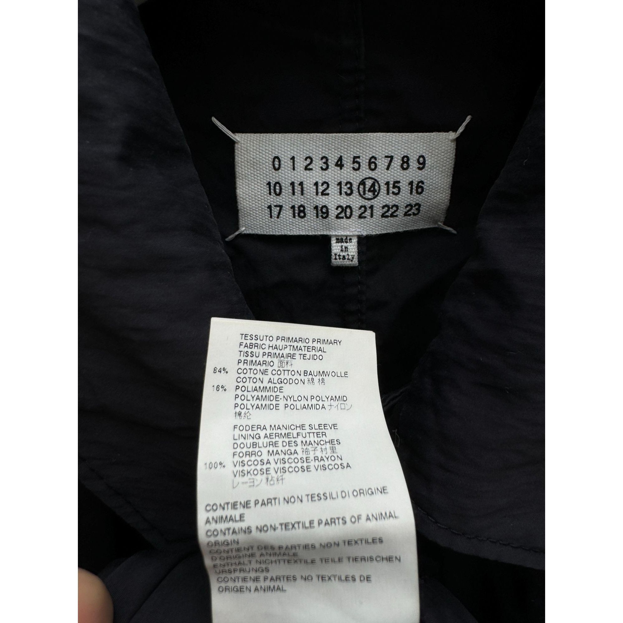 Maison Margiela Spring/Summer 2015 Navy Pleated Coat Size US M / EU 48-50 / 2 - 6 Thumbnail