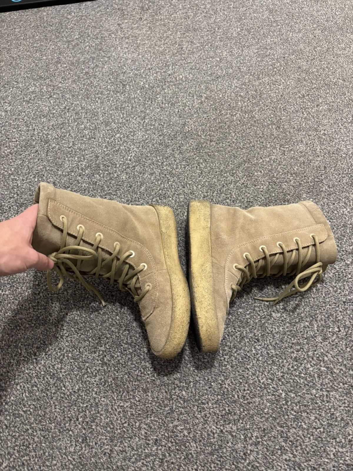 Yeezy Yeezy Season 2 Crepe Combat Boots Size US 9 / EU 42 - 7 Thumbnail