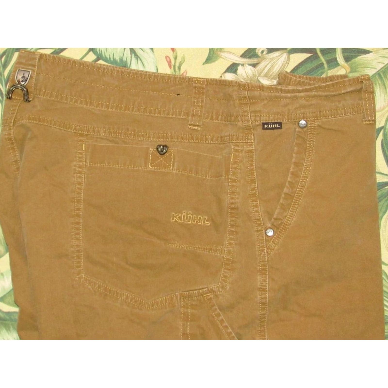 Vintage KUHL Brown Vtg Patina Dye Hiking Shorts 40 Mens Inseam 11 Size US 40 / EU 56 - 2 Thumbnail