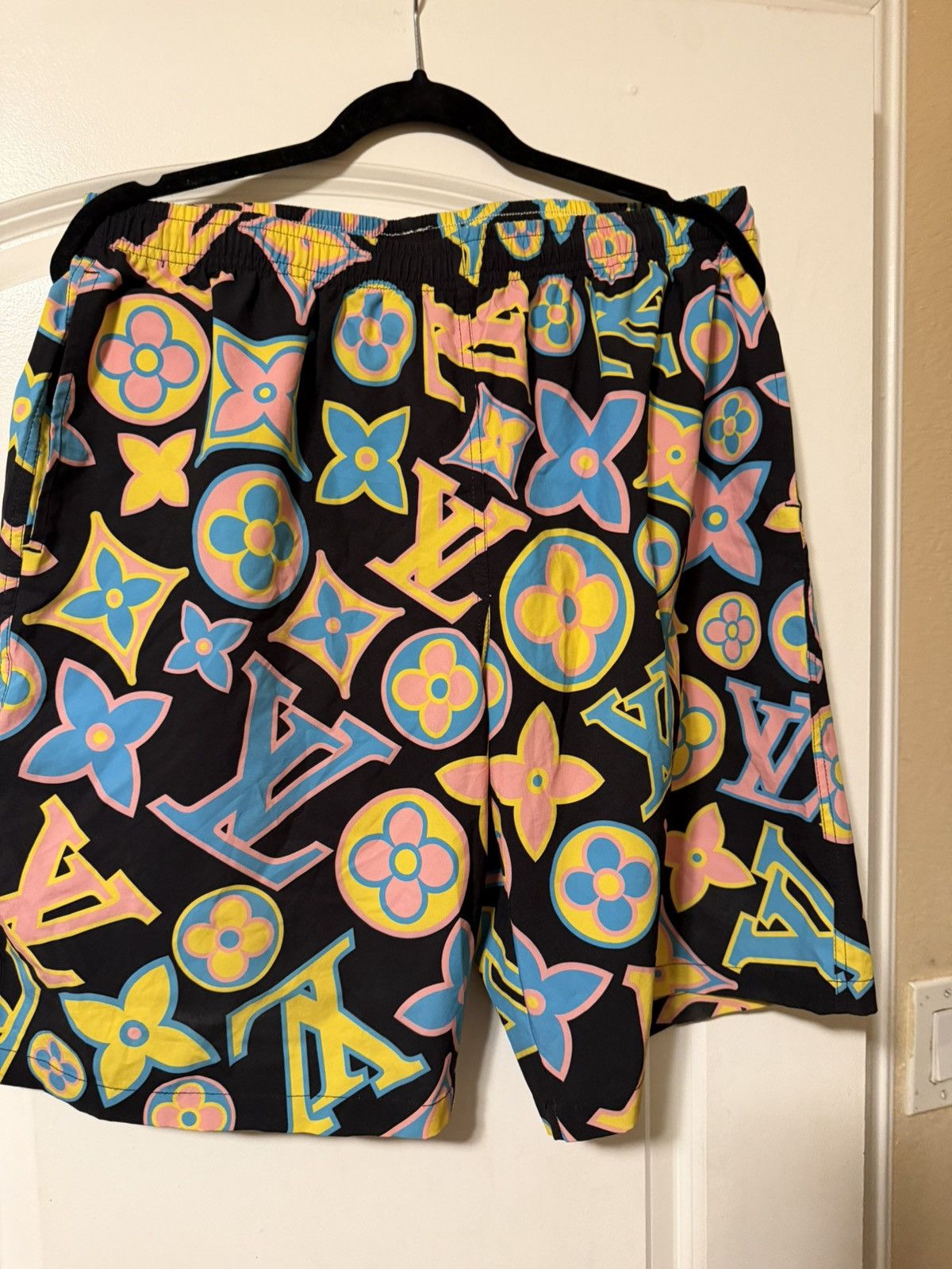 Imran Potato Imran Potato LV Louis Vuitton Monogram Black Swim Shorts Size US 36 / EU 52 - 1 Thumbnail