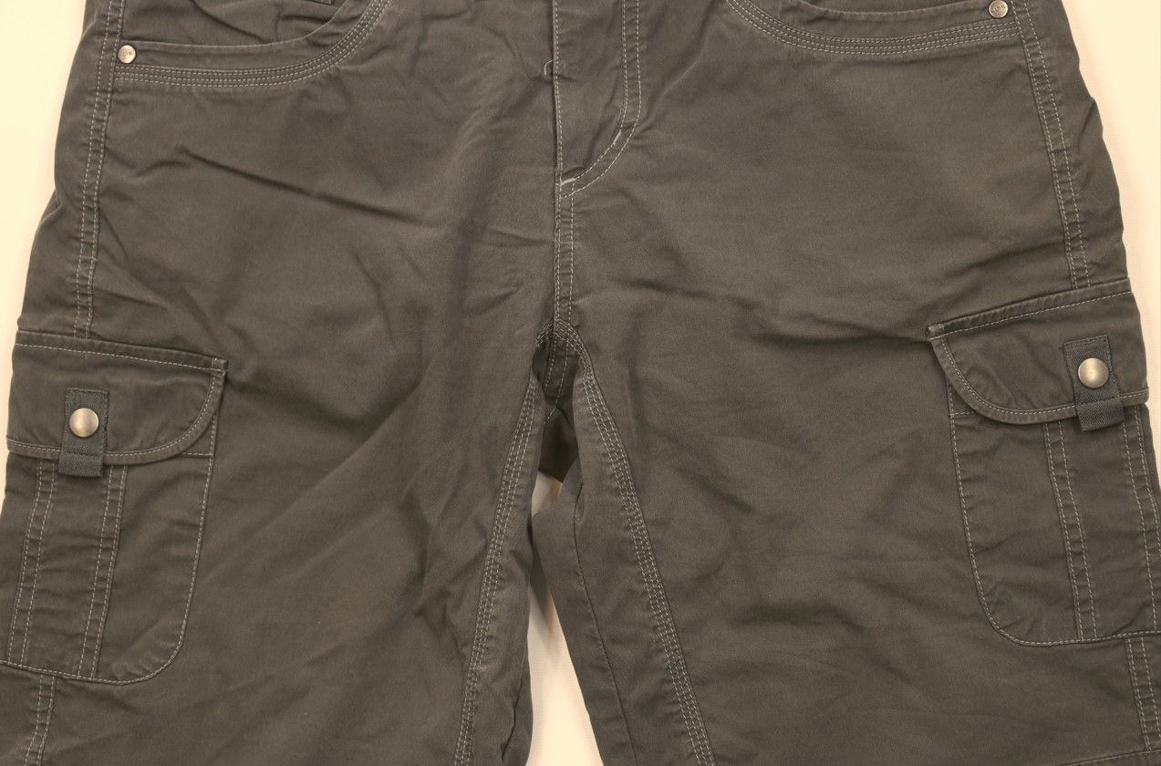 Kuhl × Vintage Kuhl Mountain Vintage Patina Dye Hiking Cargo Shorts Gray Size 32" / US 10 / IT 46 - 3 Thumbnail
