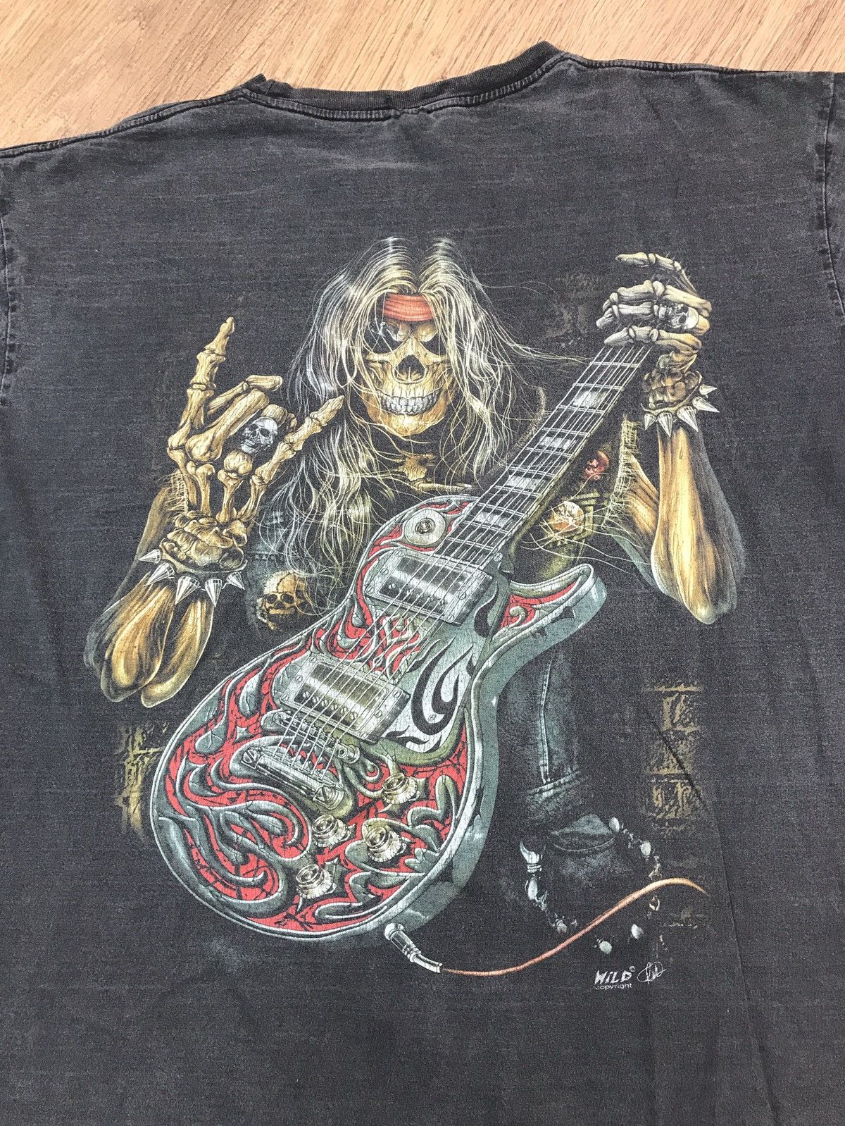 Vintage Vintage Rock Skull T Shirt Size US XL / EU 56 / 4 - 9 Thumbnail