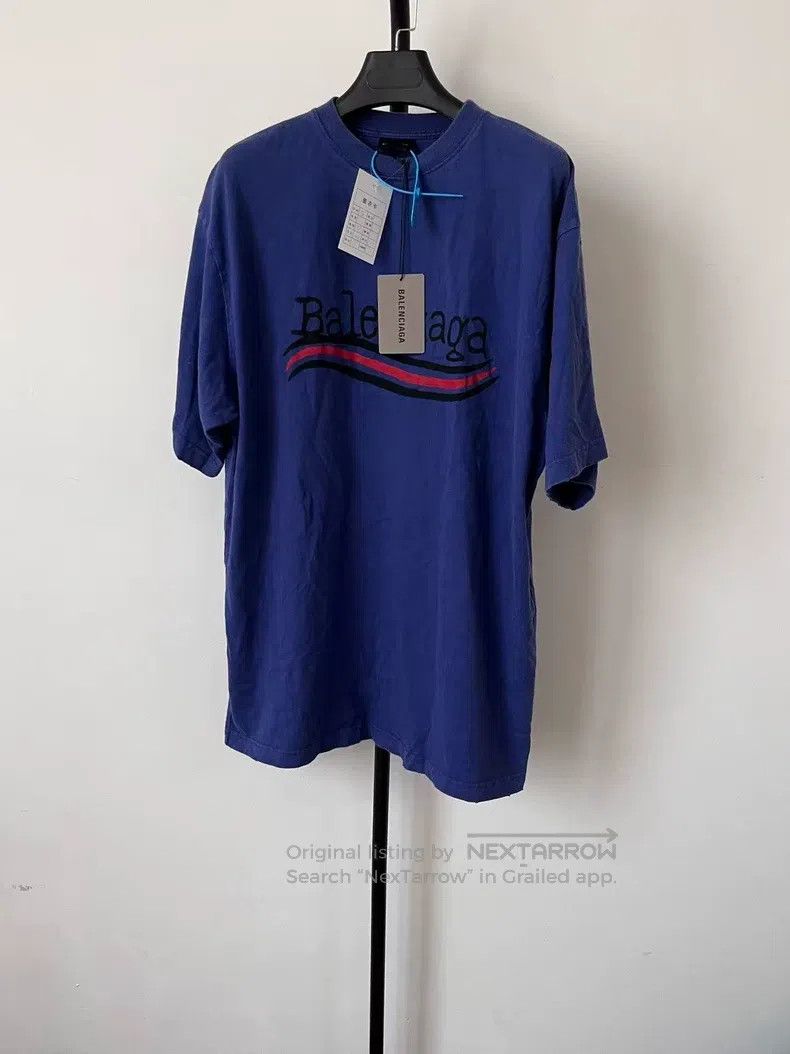 Balenciaga Balenciaga Alphabet Logo Print Short Sleeve Drop Shoulder Size US S / EU 44-46 / 1 - 1 Thumbnail