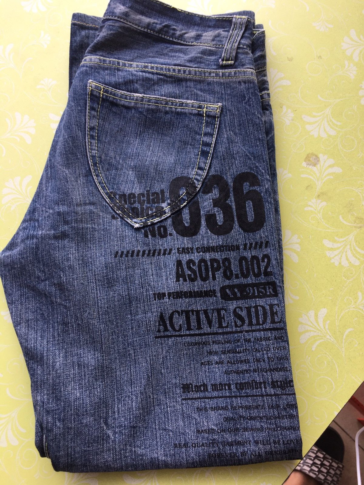 Designer Oririn jeans distressed Size US 31 - 3 Thumbnail