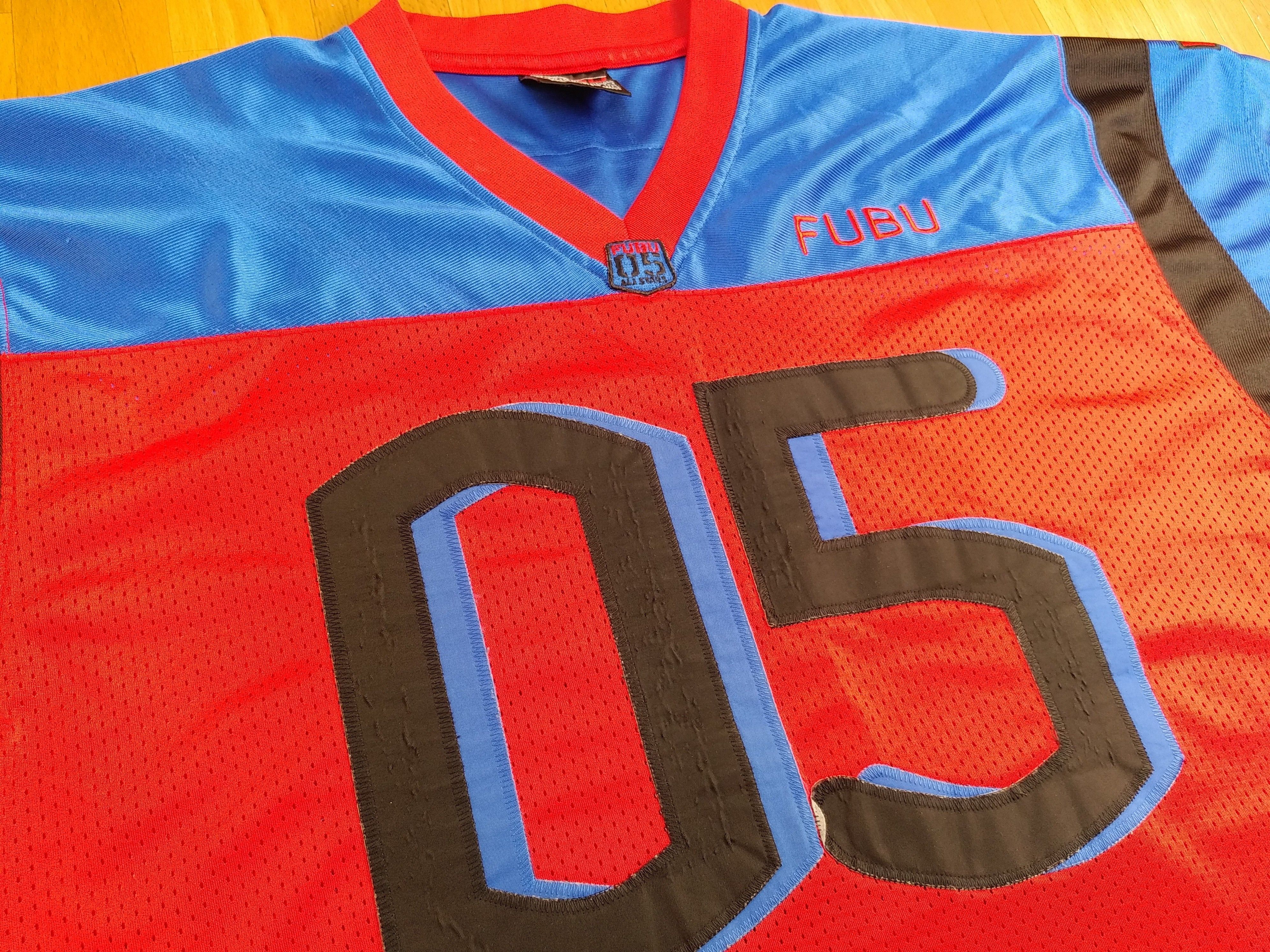 Fubu FUBU jersey, red, Fubu 05, vintage hip hop t-shirt, 90s XL Size US XL / EU 56 / 4 - 14 Thumbnail