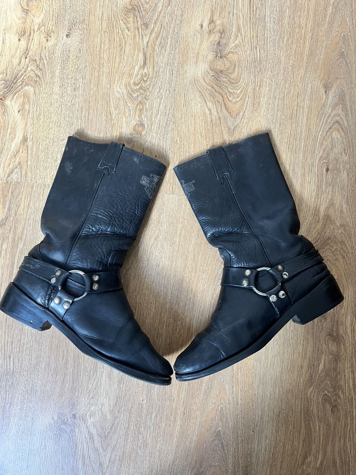 Harley Davidson Vintage Harley-Davidson Engineered Harness Motorcycle Boots Size US 11 / EU 44 - 6 Thumbnail