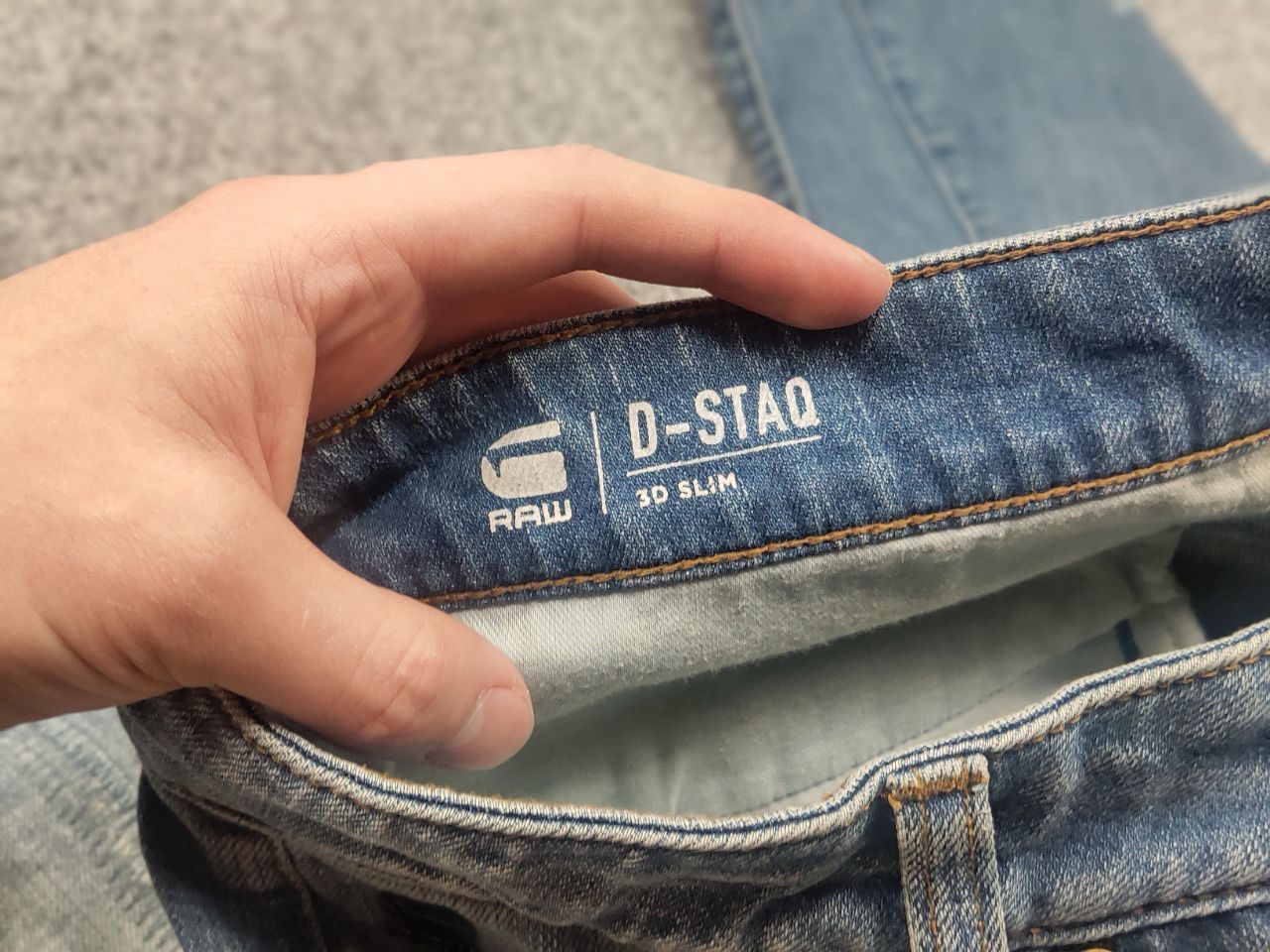 G-Star G Star raw d'staq 3d Slim Restored denim jeans Vintage Stule Size US 33 - 16 Thumbnail