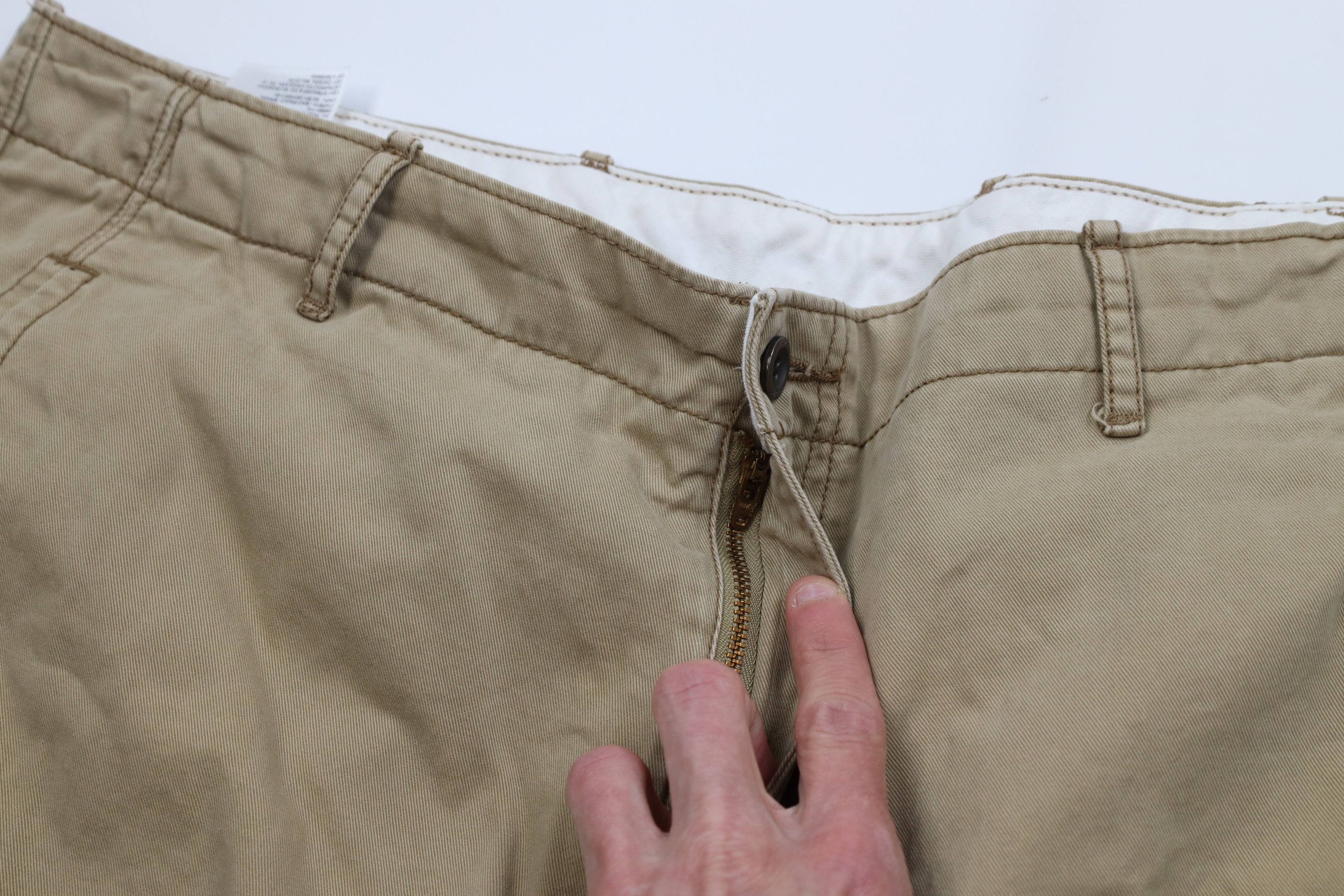 Levi's Vintage Y2K Levis Baggy Wide Leg Cargo Pants Brown Cotton Size US 40 / EU 56 - 7 Thumbnail