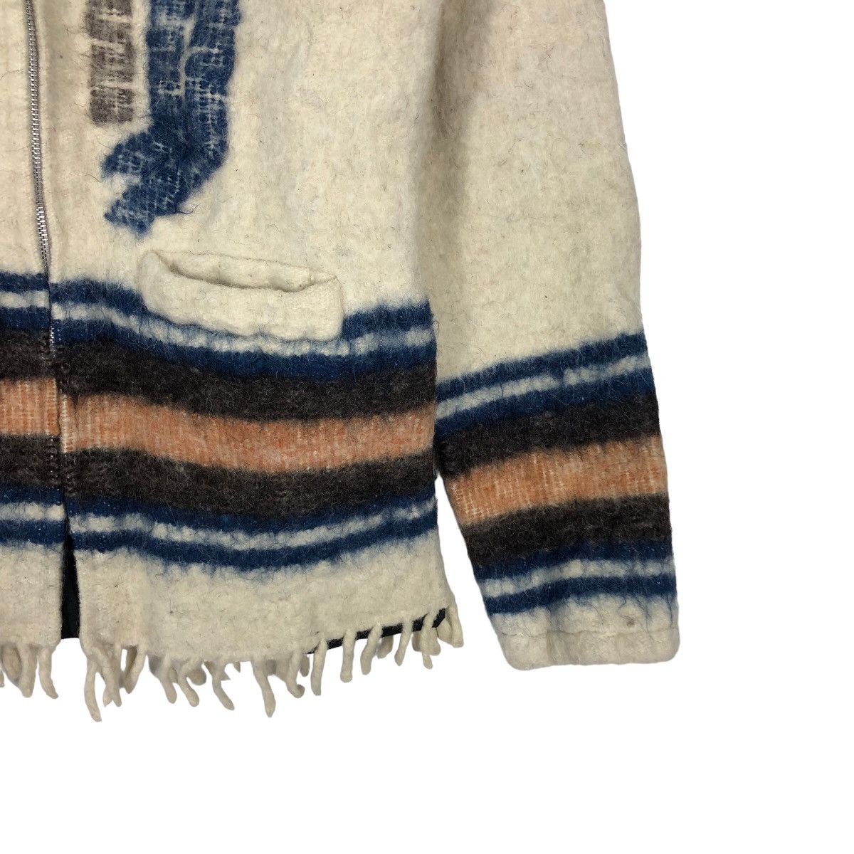 Issey Miyake 🔥Rare Sesign Navajo Aztec Wool Jacket Inspire Kapital Japan Size M / US 6-8 / IT 42-44 - 5 Thumbnail