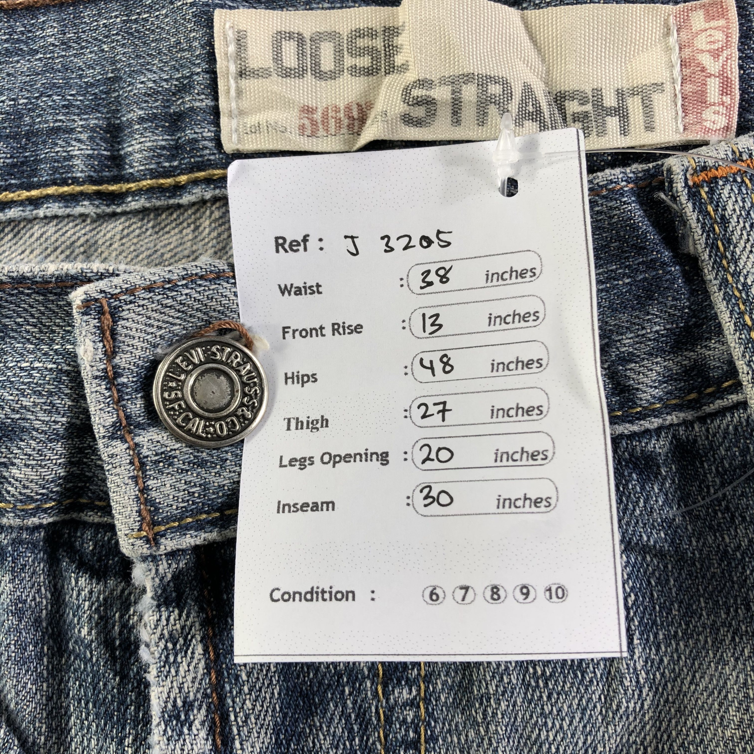 Levi's Vintage Levis 569 Jeans-J3205 Size US 38 / EU 54 - 14 Thumbnail