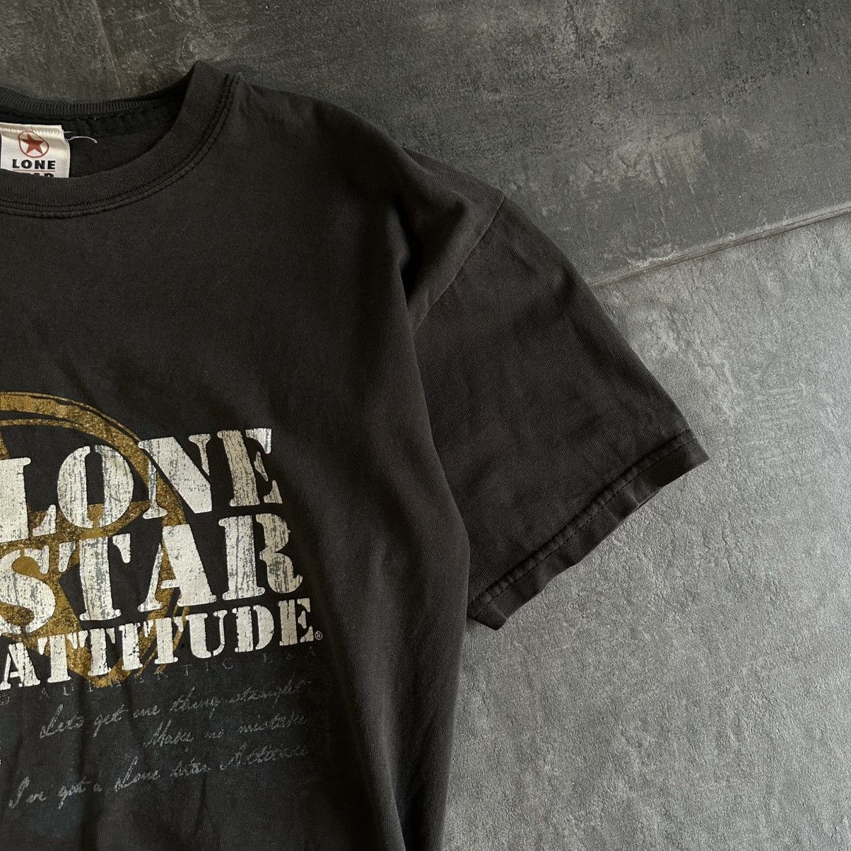 Vintage Vintage Japanese Style Lone Star Attitude T-shirts Rock Y2K Size M / US 6-8 / IT 42-44 - 5 Thumbnail