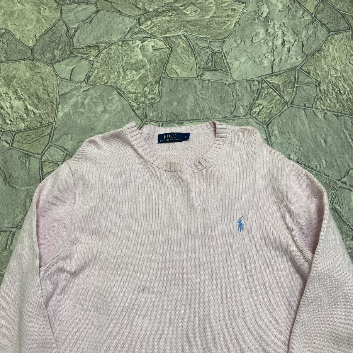 Polo Ralph Lauren Vintage Polo Ralph Lauren Sweater Knit Jumper Pink Size L Size US L / EU 52-54 / 3 - 5 Thumbnail
