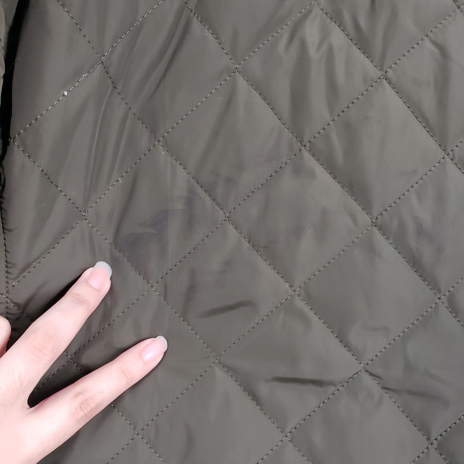 Roots Roots 73 Diamond Quilted Jacket Mens XL Olive Green Zip Size US XL / EU 56 / 4 - 8 Thumbnail